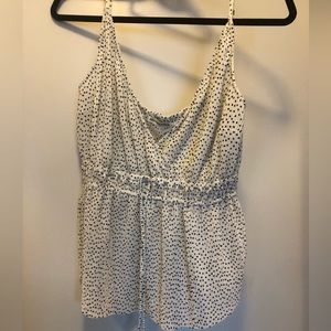 Abercrombie & Fitch polka dot tank top